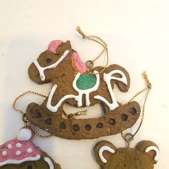 Eight Gingerbread Cookie Christmas Ornaments - Picture 6 of 8